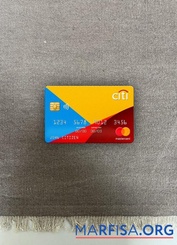 Printable Netherlands Citibank mastercard photolook front real example